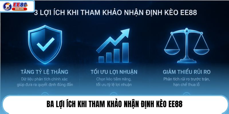 Ba lợi ích khi tham khảo nhận định kèo EE88