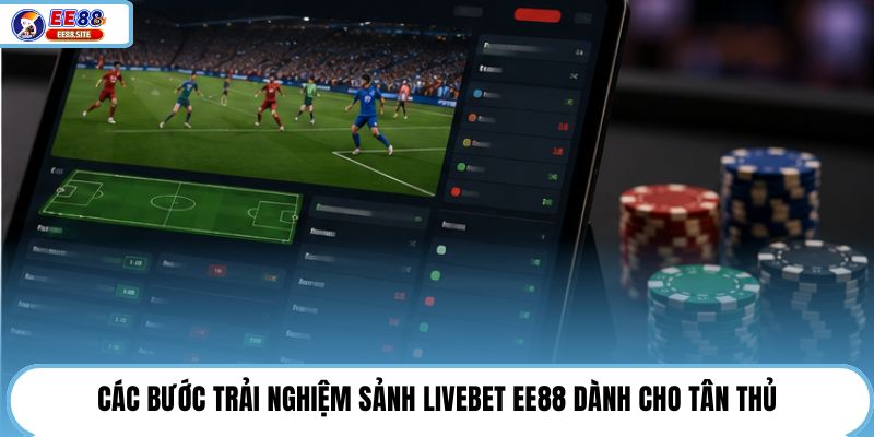 Các bước trải nghiệm sảnh Livebet EE88 dành cho tân thủ
