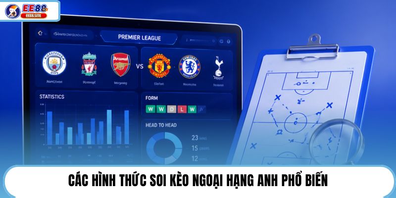 Các hình thức soi kèo Ngoại hạng Anh phổ biến