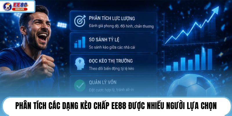 Phân tích các dạng kèo chấp EE88 được nhiều người lựa chọn