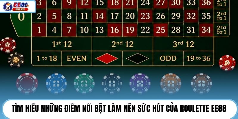 Tìm hiểu những điểm nổi bật làm nên sức hút của Roulette EE88