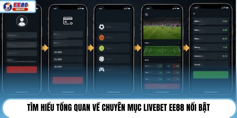 Tìm hiểu tổng quan về chuyên mục Livebet EE88 nổi bật