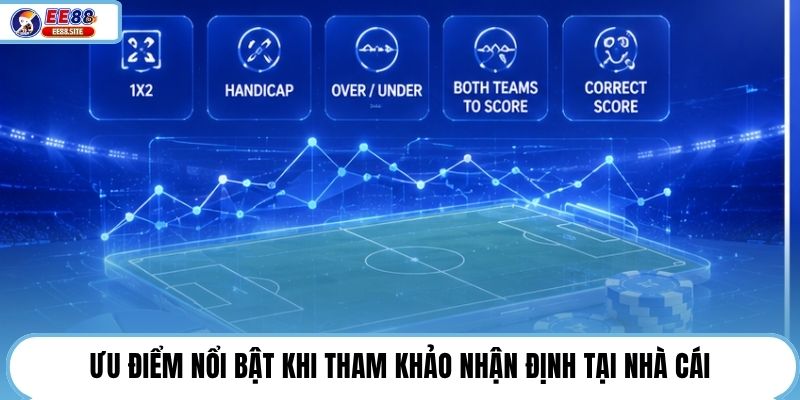Ưu điểm nổi bật khi tham khảo nhận định tại nhà cái